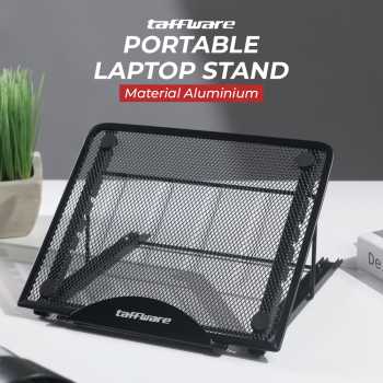 Taffware Stand Laptop Aluminium Dudukan Holder Foldable Portable - IV012