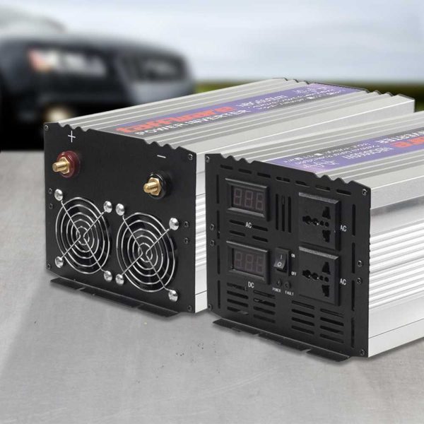 Taffware Power Inverter Mobil Pure Sine Wave DC 24V to AC 220V 5000W - NBQ5000W