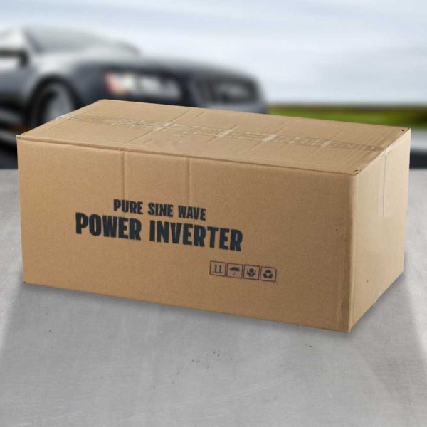 Taffware Power Inverter Mobil Pure Sine Wave DC 24V to AC 220V 6000W - NBQ6000W