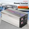 Taffware Power Inverter Mobil Pure Sine Wave DC 24V to AC 220V 6000W - NBQ6000W