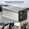 Taffware Power Inverter Mobil Pure Sine Wave DC 24V to AC 220V 6000W - NBQ6000W