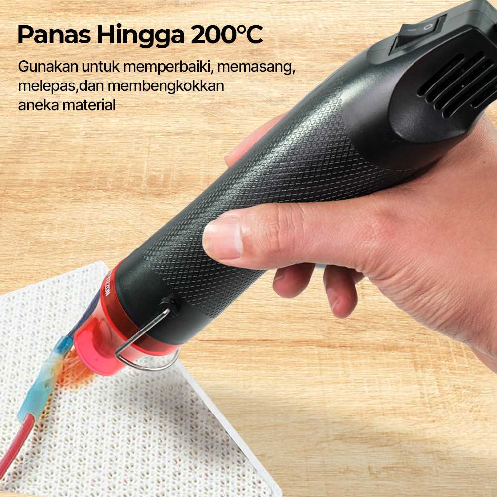 Taffware QST Express Heat Gun Electric Hot Air Vinyl 220V 300W - QST-220 - Black