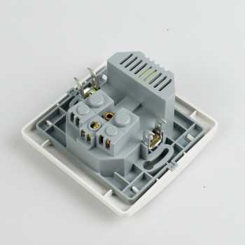 Taffware Stop Kontak Dinding EU Plug dengan 2 USB Port - SCN2