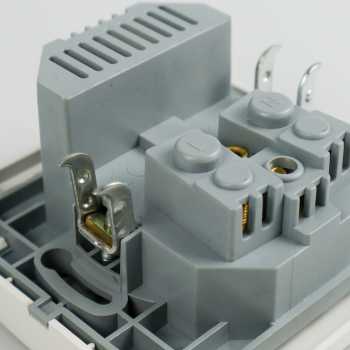 Taffware Stop Kontak Dinding EU Plug dengan 2 USB Port - SCN2