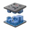 taffware-stop-kontak-universal-uk-eu-us-5-hole-socket-on-off-switch-dz-e2-11 Taffware Stop Kontak Universal UK EU US USB Port On Off Switch - DZ-E2-11