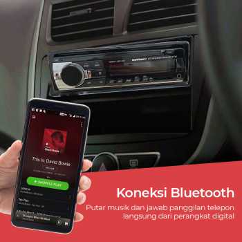 Taffware Tape Mobil MP3 Player Audio Car Bluetooth - JSD520