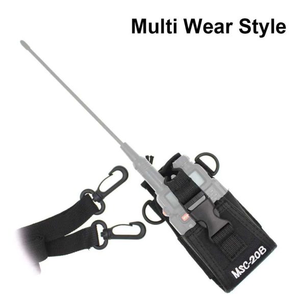 Taffware Tas Walkie Talkie for Taffware Pofung - MSC-20B - Black