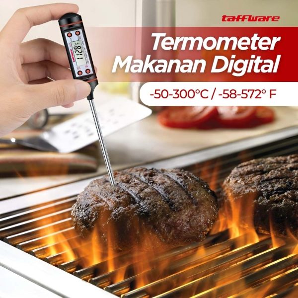 Taffware Termometer Makanan Digital Daging Kopi Susu - TP101