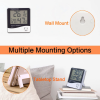 Taffware Digital Multifunction Temperature Humidity Meter + Clock Date Calender - HTC-1 - White