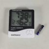 Taffware Termometer Suhu Ruangan Humidity Hygrometer Clock Calendar - HTC-1