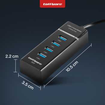 Taffware USB Hub 3.0 Adapter 4in1 USB 5Gbps - 303