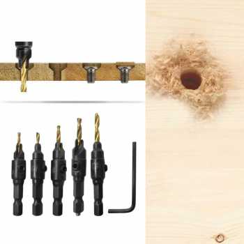 Taffware Vastar Mata Bor Drill Bit HSS 1.98-3.56mm 5 PCS - SV-VDB26