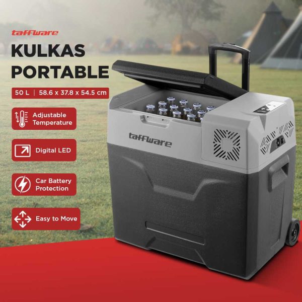 Taffware Kulkas Portable Mini Fridge Freezer 45W 220V - CX30/CX40/CX50