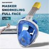 TaffSPORT Masker Full Face Scuba Diving Snorkeling -  M2068G