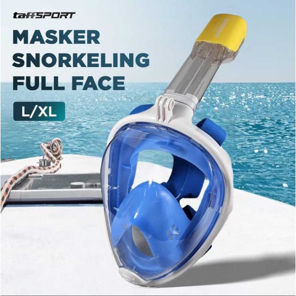 TaffSPORT Masker Full Face Scuba Diving Snorkeling -  M2068G