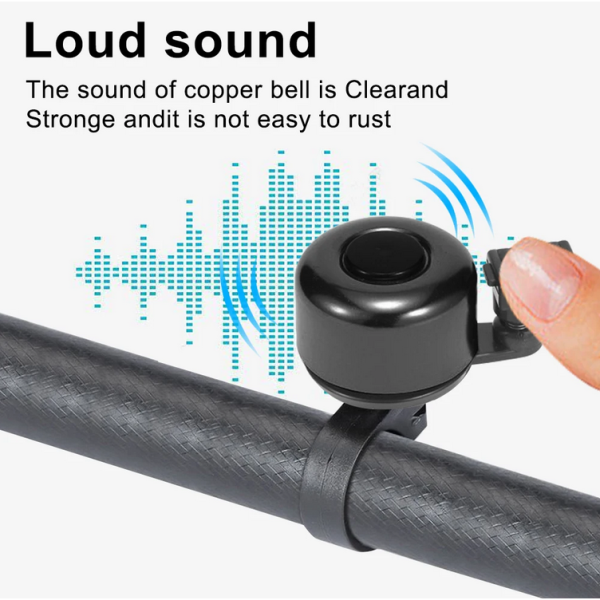 TaffSPORT Bel Sepeda Aluminium Safety Cycling Horn - CQC