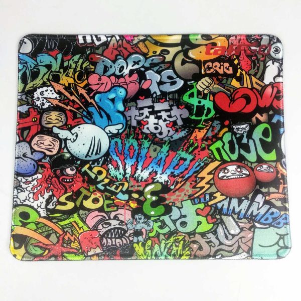 TaffGO Gaming Mouse Pad Street Grafitti Desk Mat - EI25