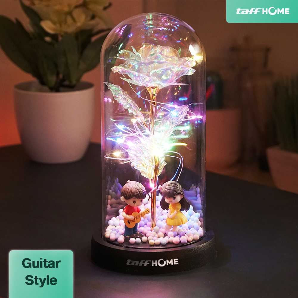 taffhome-lampu-meja-hias-led-galaxy-rose-eternal-colorful-light-th-505 (1) TaffHOME Lampu Meja Hias LED Galaxy Rose Eternal Colorful Light - TH-505