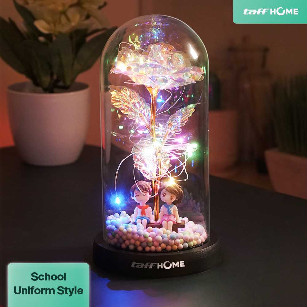 taffhome-lampu-meja-hias-led-galaxy-rose-eternal-colorful-light-th-505 TaffHOME Lampu Meja Hias LED Galaxy Rose Eternal Colorful Light - TH-505