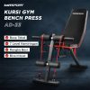 TaffSPORT Alat Fitness Gym Abdominal Perut Bench Press Foldable - AD-23