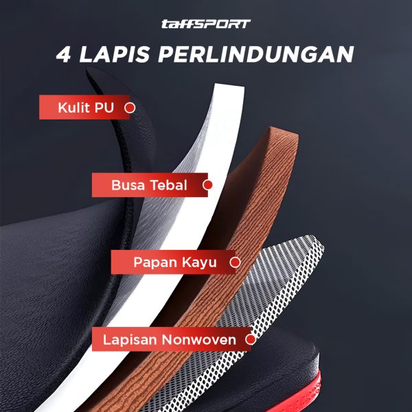 TaffSPORT Alat Fitness Gym Abdominal Perut Bench Press Foldable - AD-23