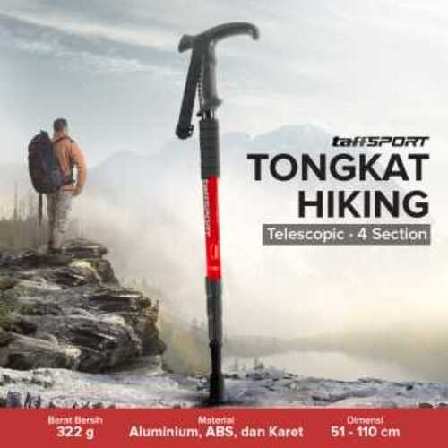 taffsport-tongkat-hiking-trekking-pole-telescopic-4-section-e4102 (1) TaffSPORT Tongkat Hiking Trekking Pole Telescopic 4 Section - E4102