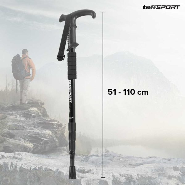 TaffSPORT Tongkat Hiking Trekking Pole Telescopic 4 Section - E4102