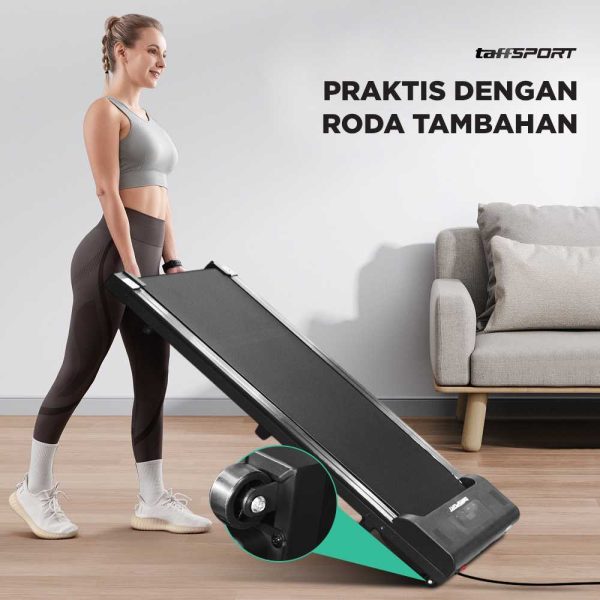 TaffSPORT Walking Pad Treadmill Elektrik Foldable Smart LED Display - C1-01