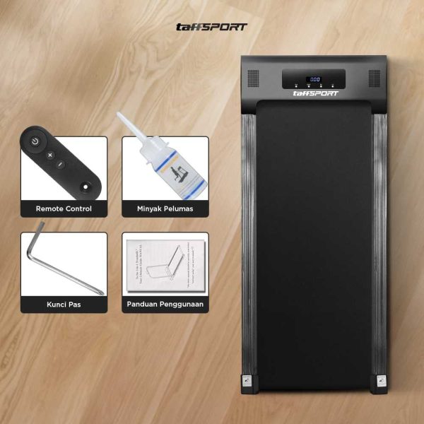 TaffSPORT Walking Pad Treadmill Elektrik Foldable Smart LED Display - C1-01