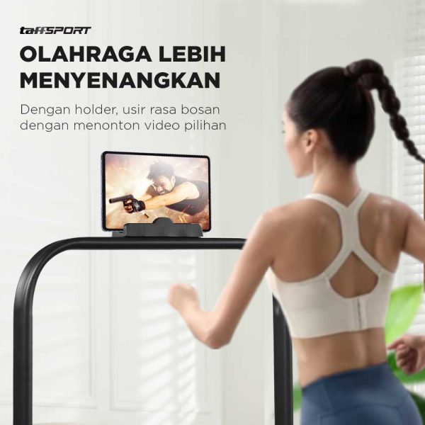 TaffSPORT Walking Pad Treadmill Foldable LED Display with Armrest - C1-01