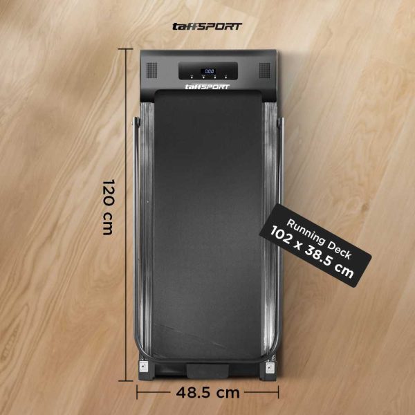 TaffSPORT Walking Pad Treadmill Foldable LED Display with Armrest - C1-01