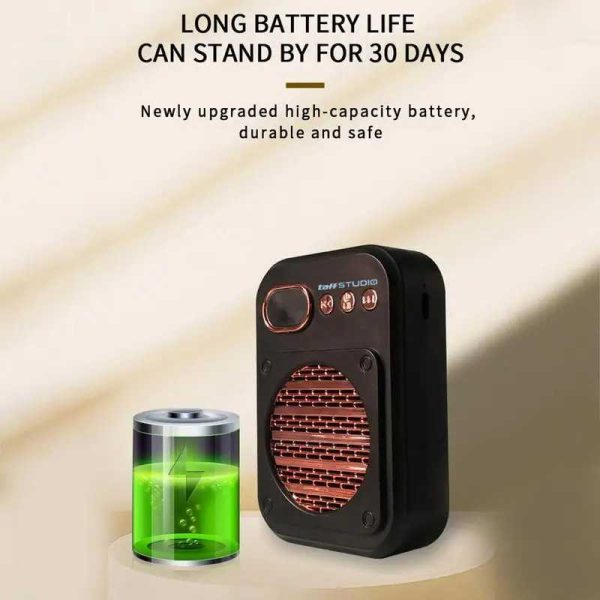 TaffSTUDIO Speaker Pinggang Microphone Bluetooth LED Voice Amplifier - S25