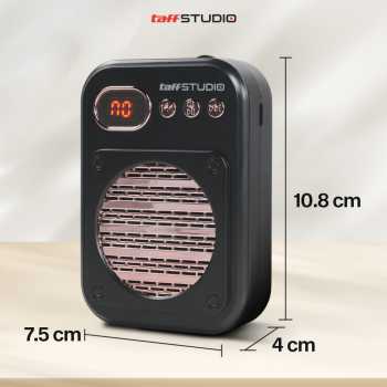 TaffSTUDIO Speaker Pinggang Bluetooth Voice Amplifier 2 Microphone 8W - S25