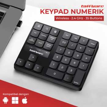 Taffware Keyboard Numeric Numpad Wireless 2.4GHz - R57