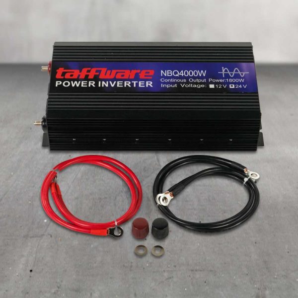 Taffware Power Inverter Mobil Pure Sine Wave DC 24V to AC 220V 4000W - NBQ4000W