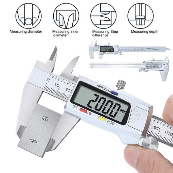 Taffware Jangka Sorong Kaliper Sigmat Digital Stainless Steel 150mm - YXB