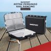 TaffSPORT Box Kotak Perkakas Kail Pancing Waterproof Case - Q041 - Black