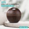 Taffware Car Mini Aromatherapy Air Humidifier Desain Kayu 130ml - HUMI JKC01