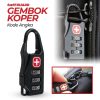 Swiss Gembok Koper TaffGUARD Kode Angka - 104