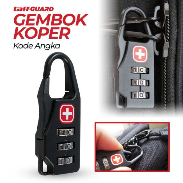 Swiss Gembok Koper TaffGUARD Kode Angka - 104