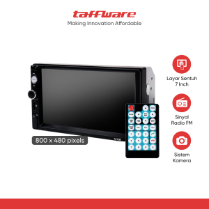 Taffware Audio Mobil Tape Media Player MP5 Bluetooth Touch Screen - 7010B