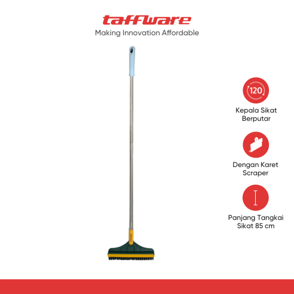 TaffHOME Cleaner Sikat Pembersih 2 in 1 Cleaning Brush Broom Mop - UR377