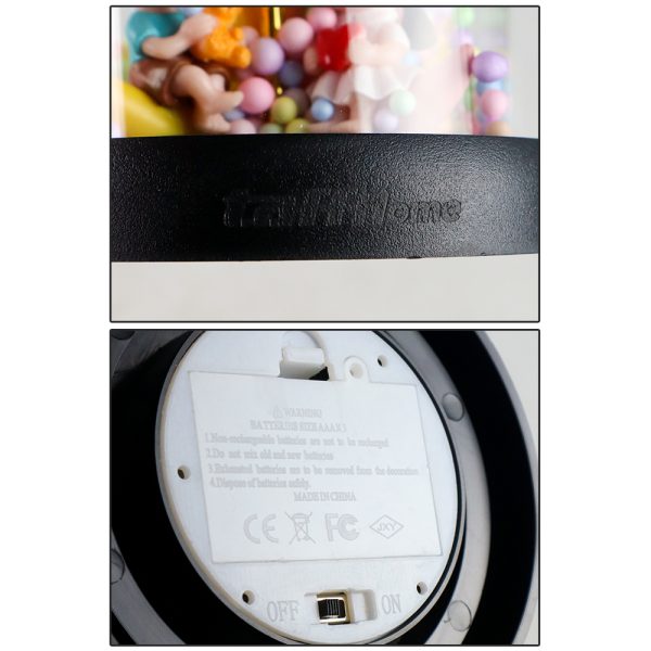 TaffHOME Lampu Meja Hias LED Mawar Beauty & The Beast Bubble Colorful - RG-016