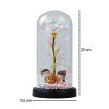TaffHOME Lampu Meja Hias LED Mawar Beauty & The Beast Bubble Colorful - RG-016