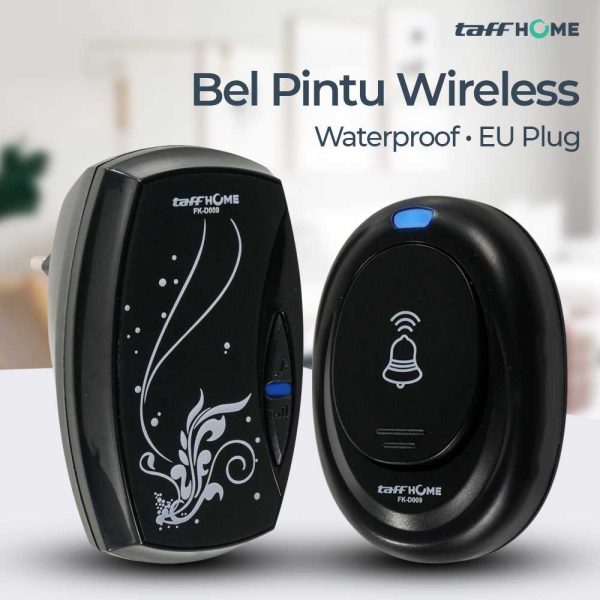 Taffhome Forecum Alarm Pintu Wireless Waterproof dengan EU Plug - FK-D009