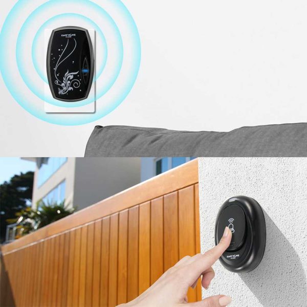 Taffhome Forecum Alarm Pintu Wireless Waterproof dengan EU Plug - FK-D009