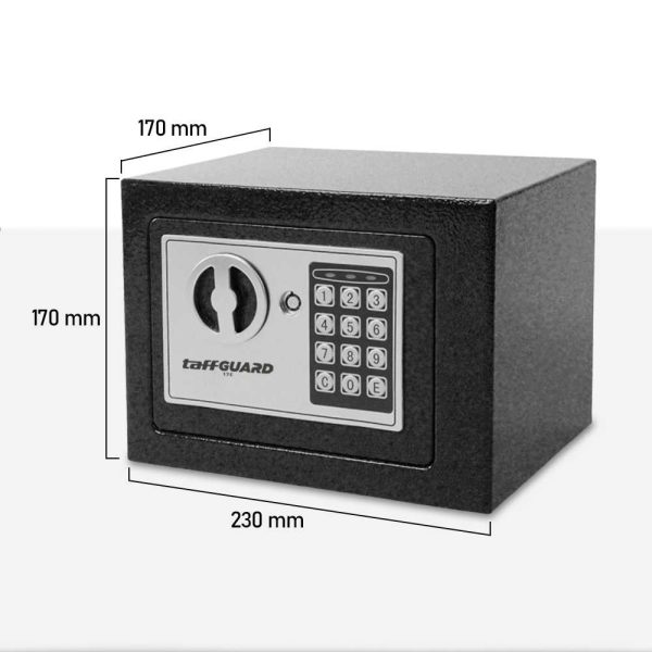 Taffware Brankas Mini Electric Password Safe Deposit Box 4.6L - 17E