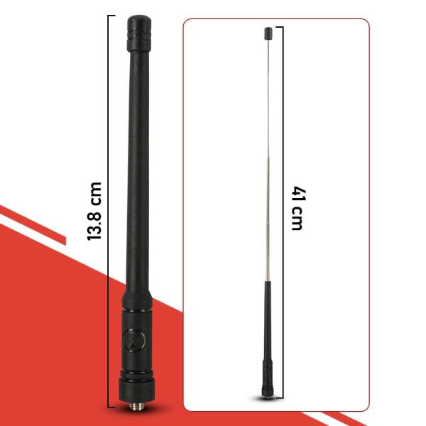 Taffware Pofung Antenna SMA-Female UHF/VHF for Baofeng UV-5R UV-82