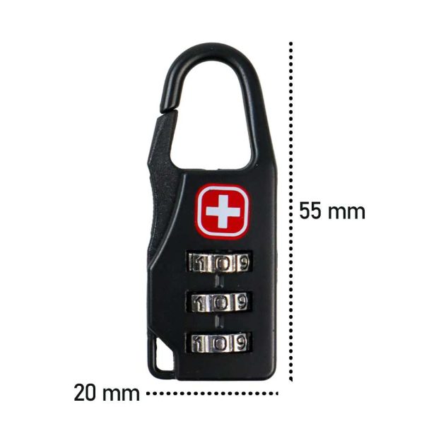 Swiss Gembok Koper TaffGUARD Kode Angka - 104