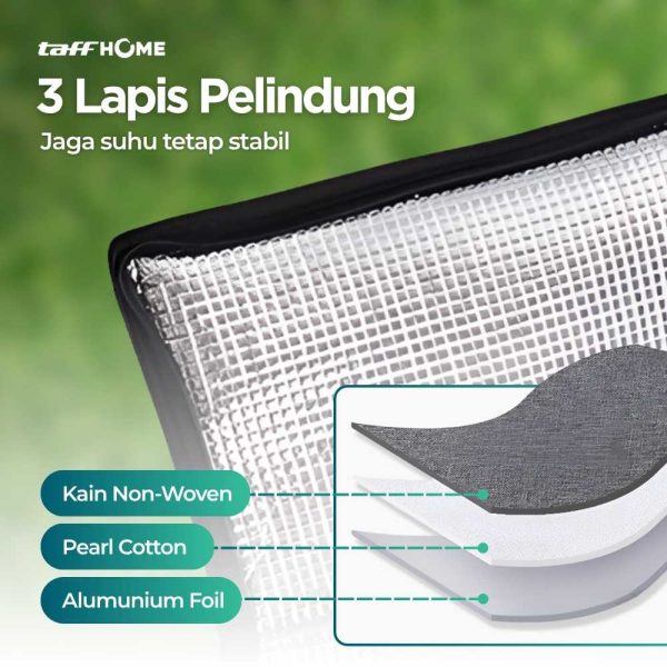 TaffHOME Tas Pendingin Makanan Cooler Bag Thermal Insulated Bag - S1524